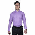 Camisa De Vestir Para Adulto Lila 34 A 42 - Garufa Jeans