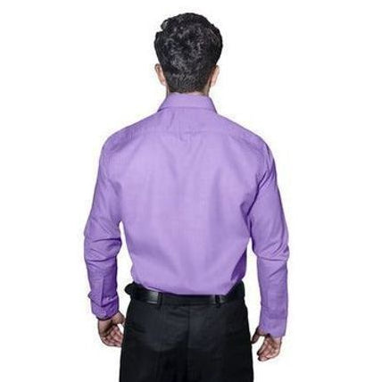 Camisa De Vestir Para Adulto Lila 34 A 42 - Garufa Jeans