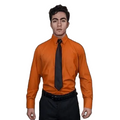 Camisa De Vestir Para Adulto Naranja 34 A 42 - Garufa Jeans