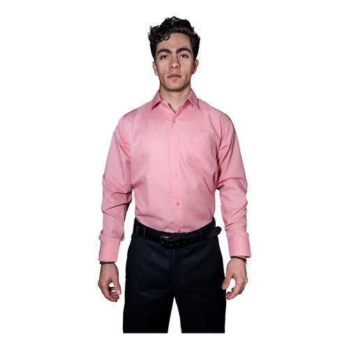 Camisa De Vestir Para Adulto Palo De Rosa 34 A 42 - Garufa Jeans