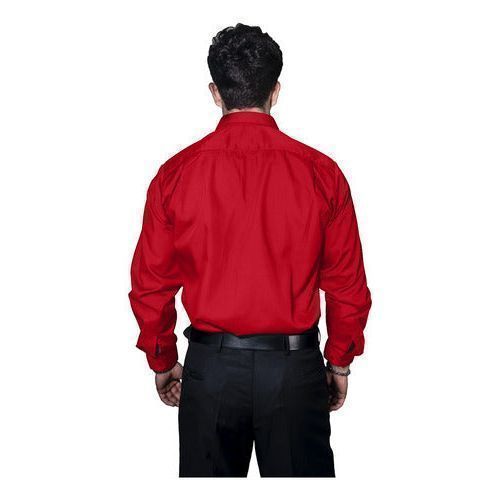 Camisa De Vestir Para Adulto Roja 34 A 42 - Garufa Jeans