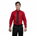 Camisa De Vestir Para Adulto Roja 34 A 42 - Garufa Jeans