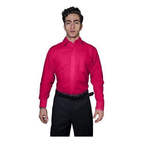 Camisa De Vestir Para Adulto Rosa Fiusha 34 A 42 - Garufa Jeans