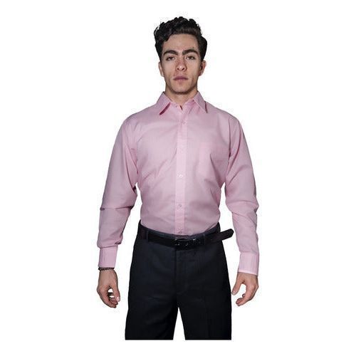 Camisa De Vestir Para Adulto Rosa Pastel 34 A 42 - Garufa Jeans