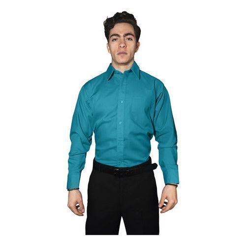 Camisa De Vestir Para Adulto Verde Jade 34 A 42 - Garufa Jeans