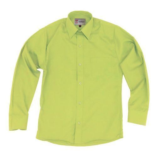 Camisa De Vestir Para Adulto Verde Manzana 34 A 42 - Garufa Jeans