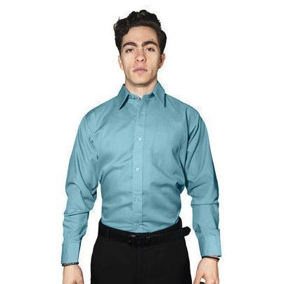 Camisa De Vestir Para Adulto Verde Menta 34 A 42 - Garufa Jeans