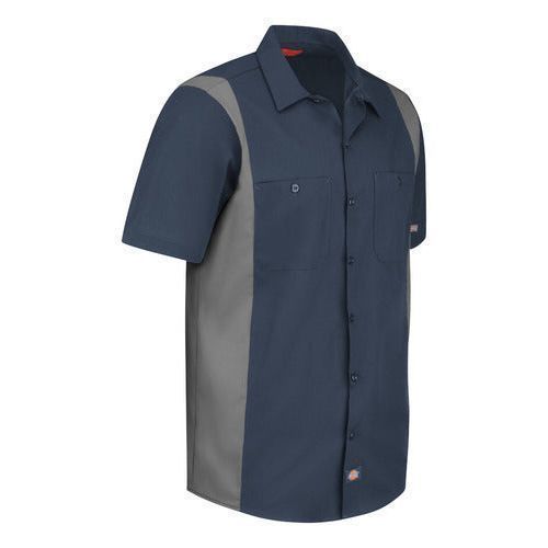 Camisa Dickies 24 Manga Corta Combinada Durable Resistente - Garufa Jeans