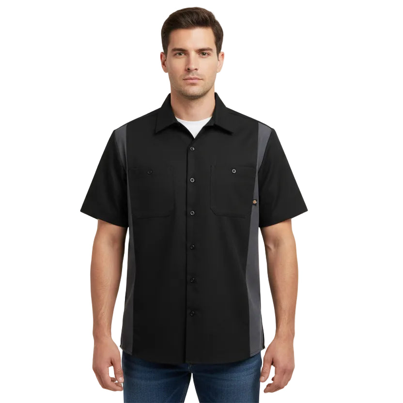Camisa Dickies 24 Manga Corta Combinada Durable Resistente - Garufa Jeans