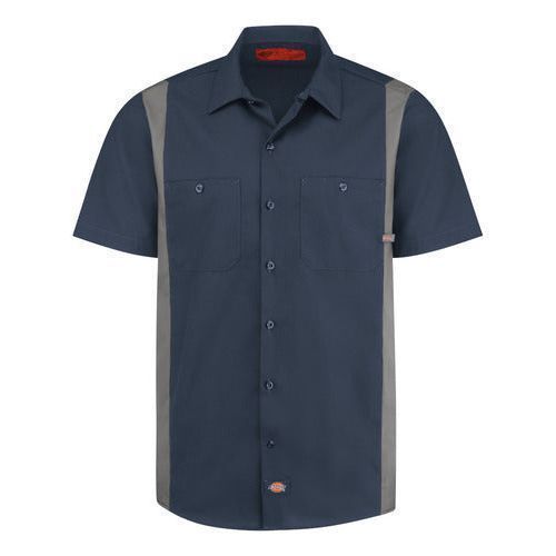 Camisa Dickies 24 Manga Corta Combinada Durable Resistente - Garufa Jeans