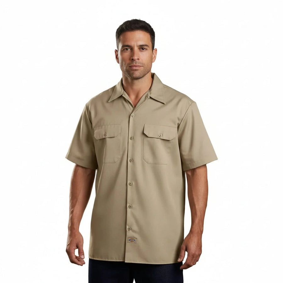 Camisa Dickies 2574 Manga Corta Durable Resistente Uso Rudo - Garufa Jeans