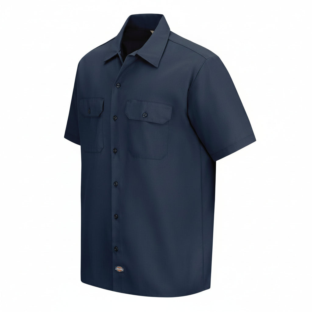 Camisa Dickies 2574 Manga Corta Durable Resistente Uso Rudo - Garufa Jeans