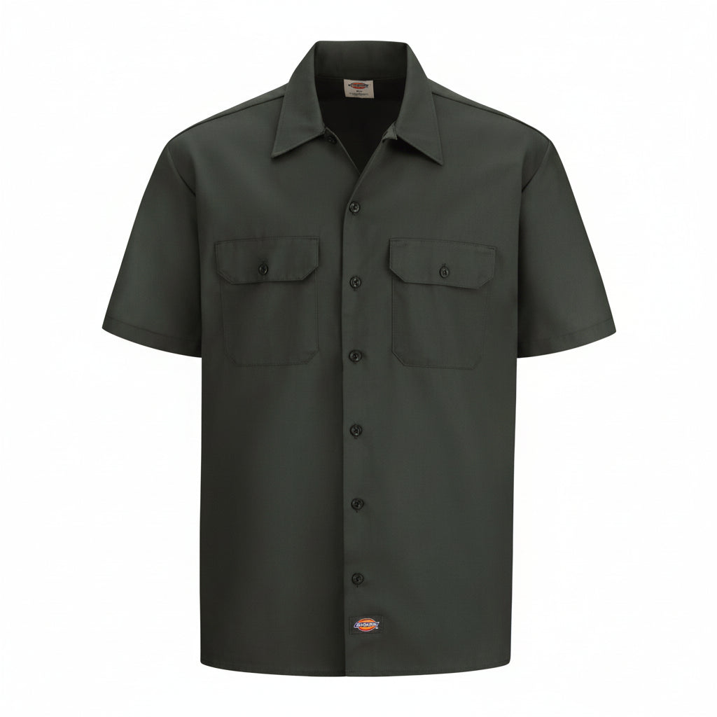 Camisa Dickies 2574 Manga Corta Durable Resistente Uso Rudo - Garufa Jeans