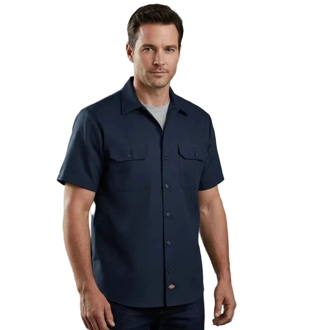 Camisa Dickies 2574 Manga Corta Durable Resistente Uso Rudo - Garufa Jeans
