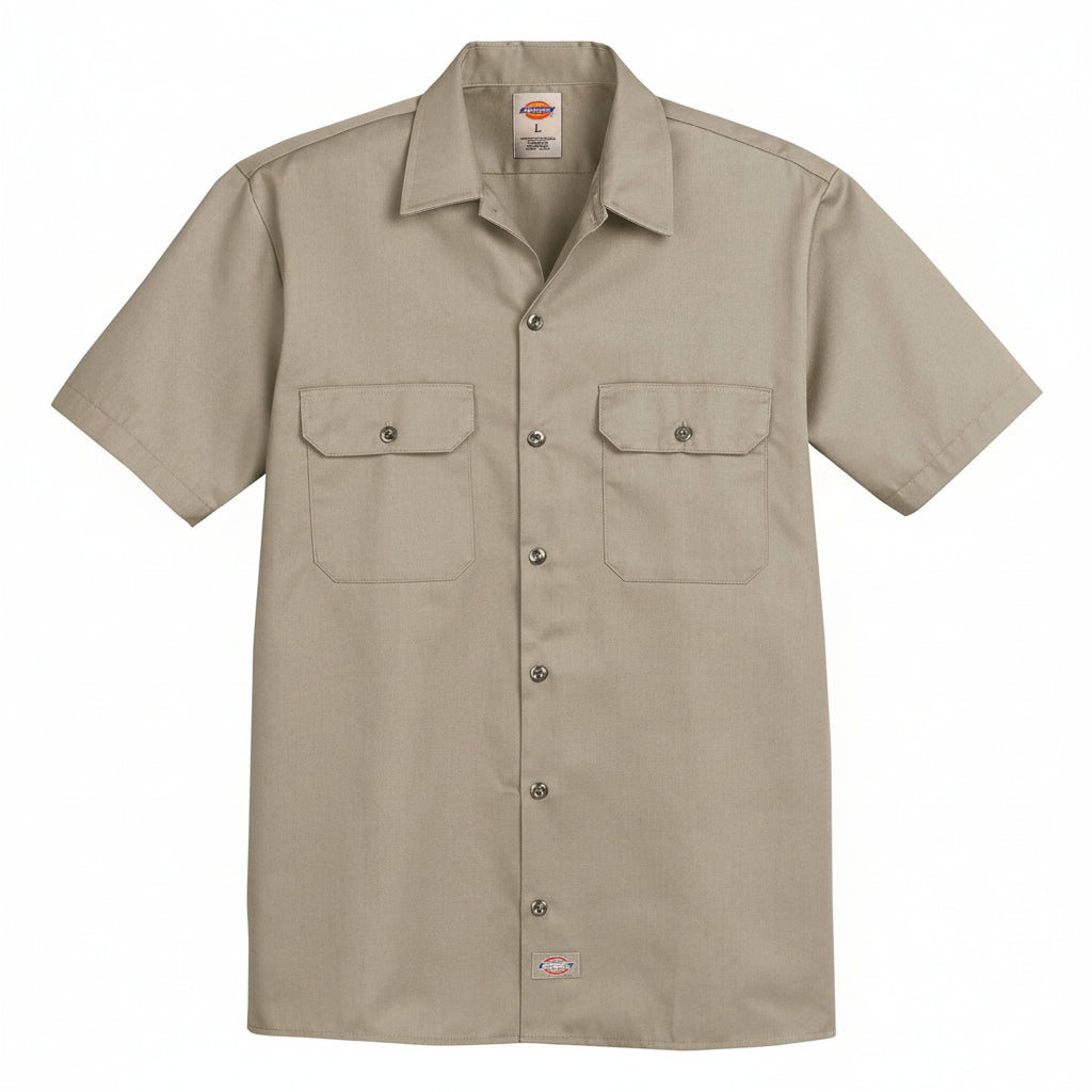 Camisa Dickies 2574 Manga Corta Durable Resistente Uso Rudo - Garufa Jeans