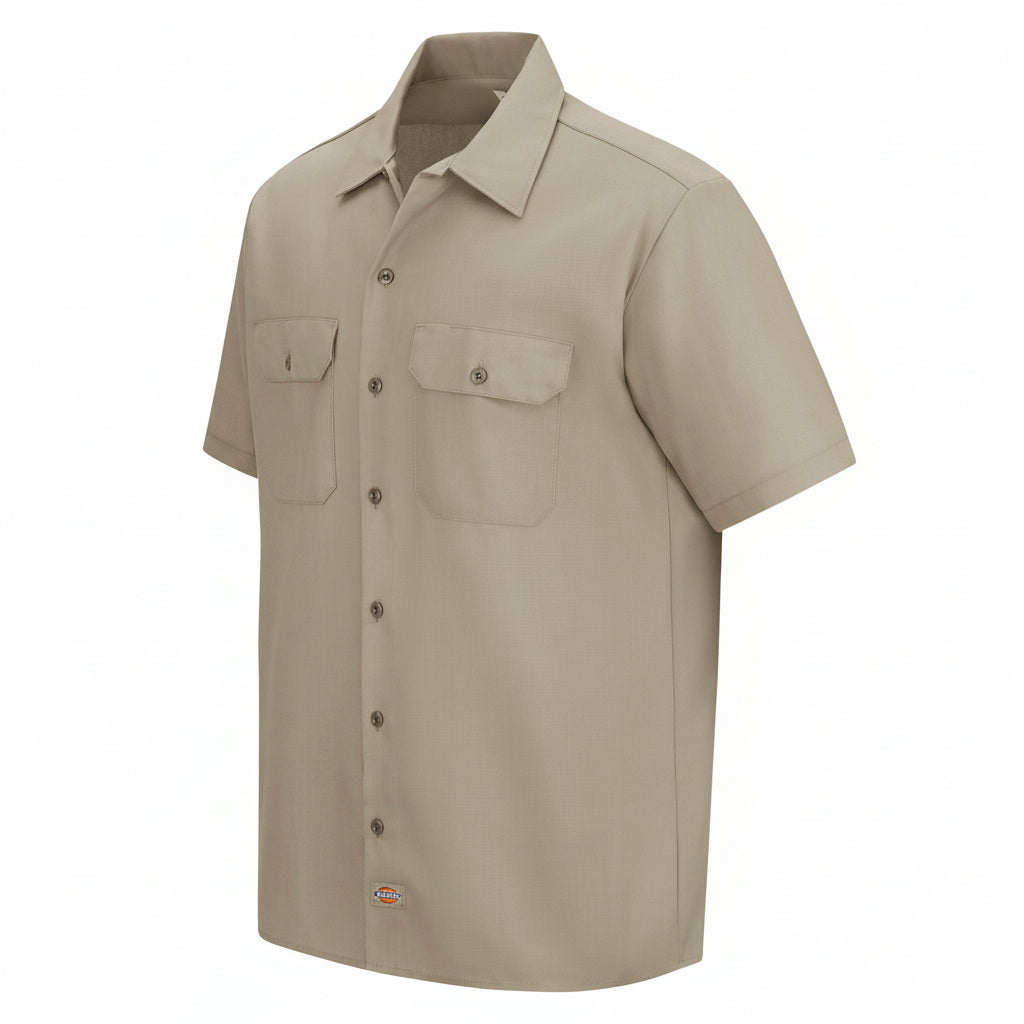Camisa Dickies 2574 Manga Corta Durable Resistente Uso Rudo - Garufa Jeans