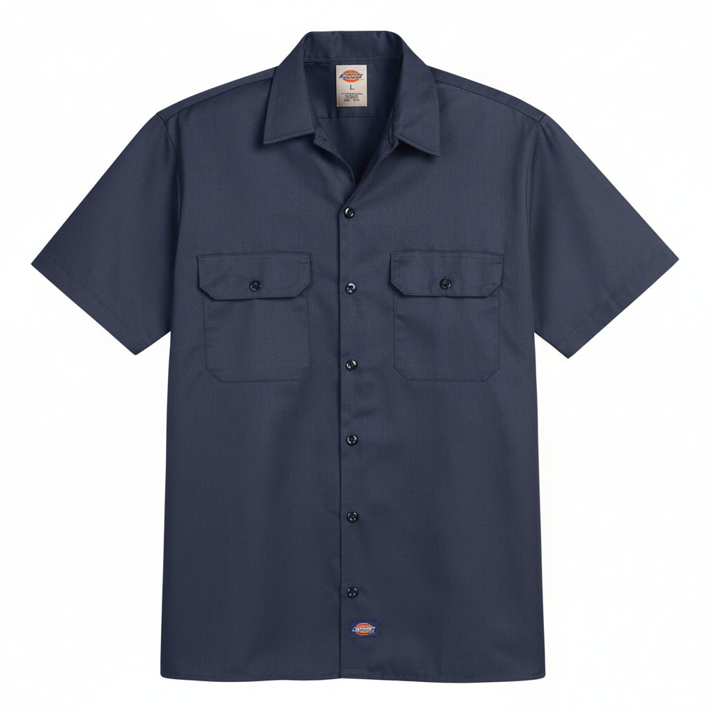 Camisa Dickies 2574 Manga Corta Durable Resistente Uso Rudo - Garufa Jeans