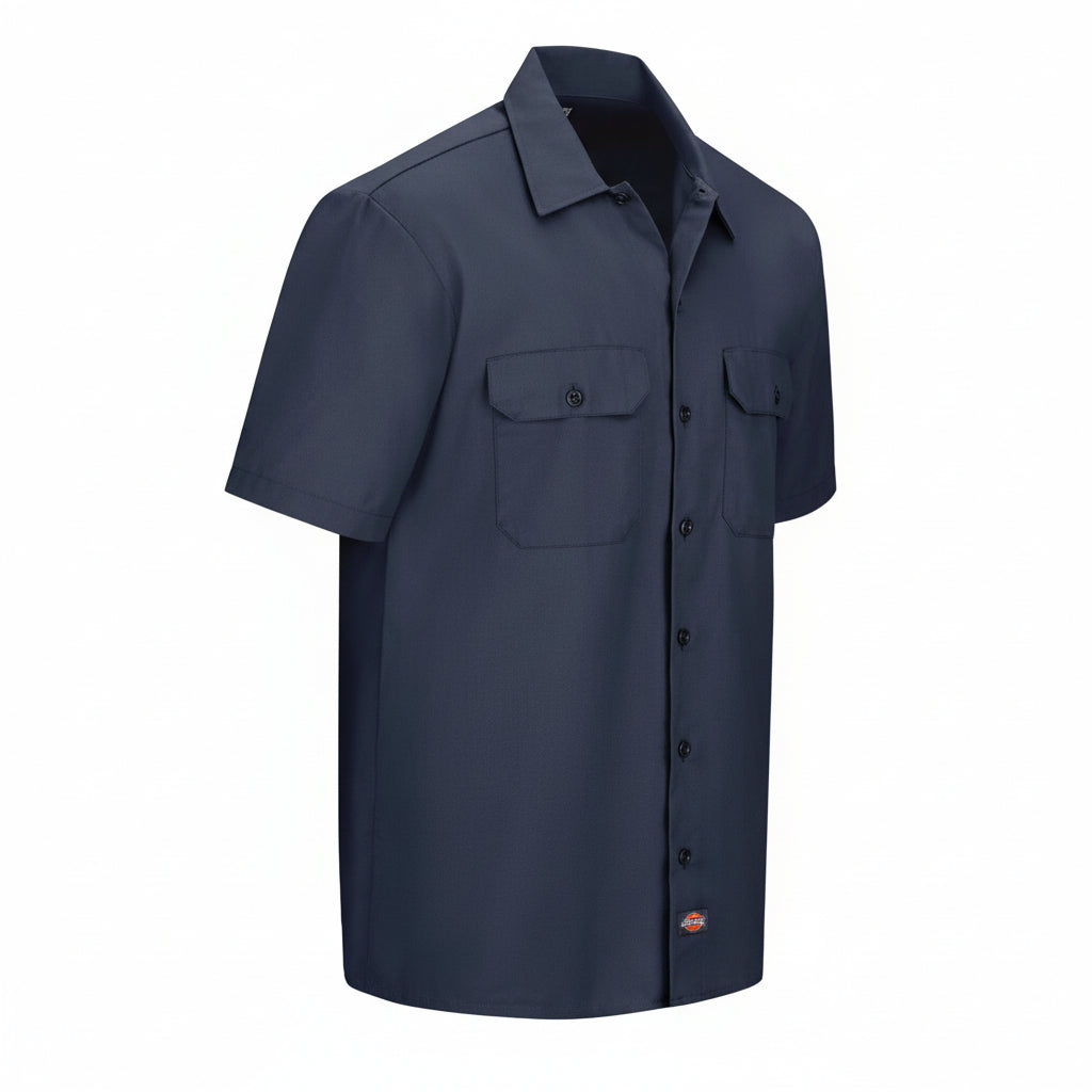 Camisa Dickies 2574 Manga Corta Durable Resistente Uso Rudo - Garufa Jeans