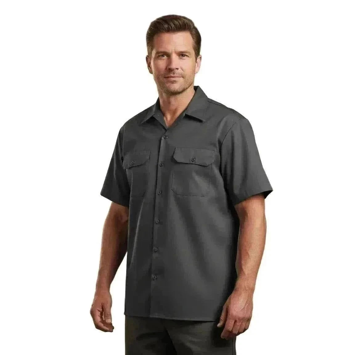 Camisa Dickies 2574 Manga Corta Durable Resistente Uso Rudo - Garufa Jeans