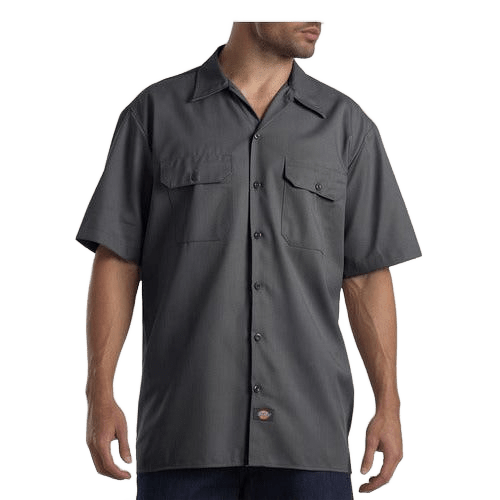 Camisa Dickies 2574 Manga Corta Durable Uso Rudo Talla Extra - Garufa Jeans