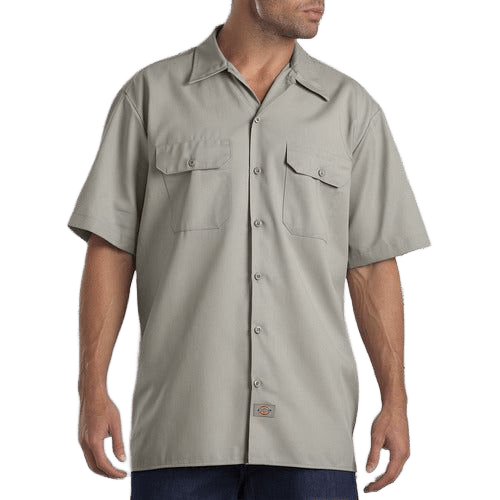 Camisa Dickies 2574 Manga Corta Durable Uso Rudo Talla Extra - Garufa Jeans