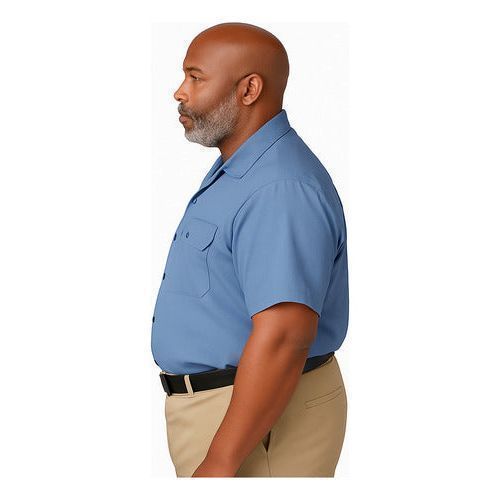 Camisa Dickies 2574 Manga Corta Durable Uso Rudo Talla Extra - Garufa Jeans