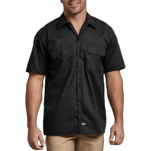 Camisa Dickies 2574 Manga Corta Durable Uso Rudo Talla Extra - Garufa Jeans