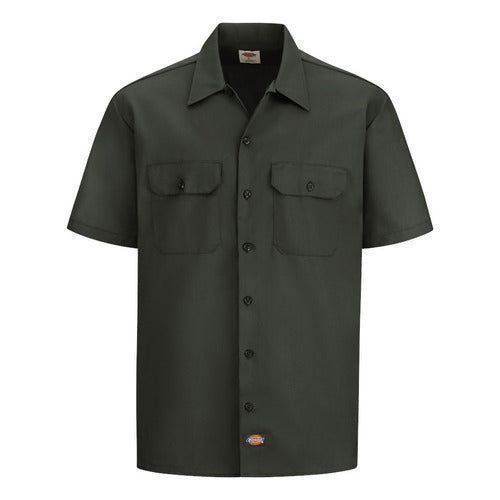 Camisa Dickies 2574 Manga Corta Durable Uso Rudo Talla Extra - Garufa Jeans