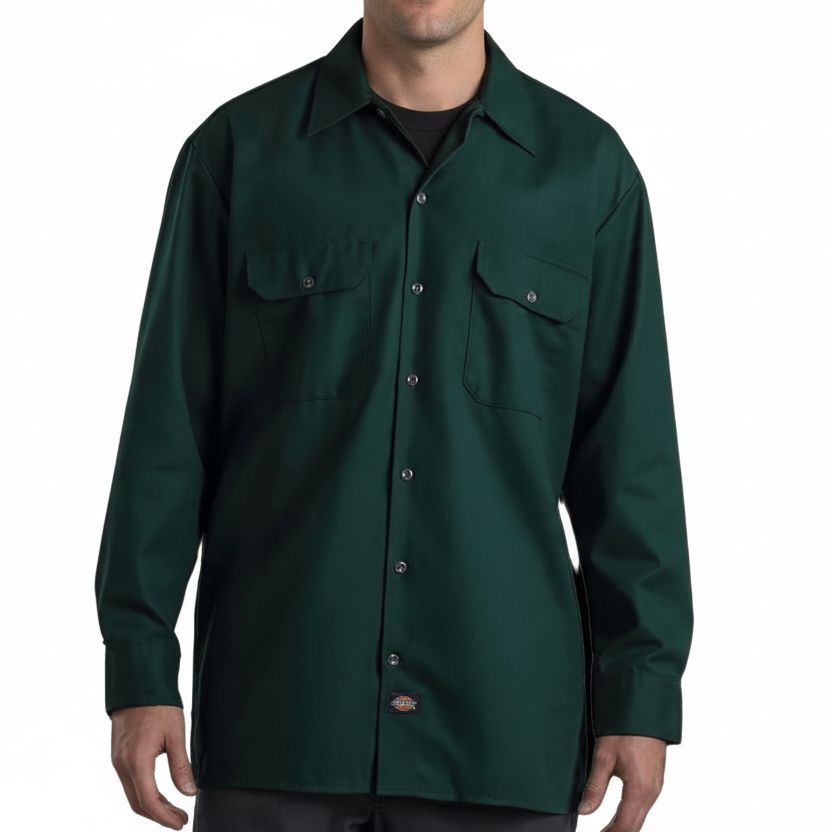 Camisa Dickies 5574 Manga Larga Durable Uso Rudo Talla Extra - Garufa Jeans