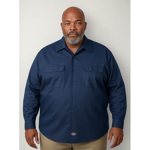 Camisa Dickies 5574 Manga Larga Durable Uso Rudo Talla Extra - Garufa Jeans