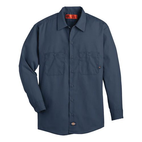 Camisa Dickies L535 Manga Larga Ligera Durable Resistente #mlpos_22 | Color: NV - Azul marino #color_nv_-_azul_marino #sku_l535nvrg2xl #sku_l535nvrgl #sku_l535nvrgm #sku_l535nvrgs #sku_l535nvrgxl