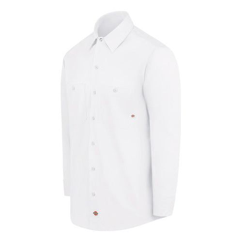 Camisa Dickies L535 Manga Larga Ligera Durable Resistente #mlpos_34 | Color: WH - Blanca #color_wh_-_blanca #sku_l535whrg2xl #sku_l535whrgl #sku_l535whrgm #sku_l535whrgs #sku_l535whrgxl