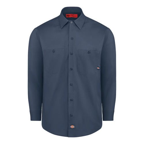 Camisa Dickies L535 Manga Larga Ligera Durable Resistente #mlpos_18 | Color: NV - Azul marino #color_nv_-_azul_marino #sku_l535nvrg2xl #sku_l535nvrgl #sku_l535nvrgm #sku_l535nvrgs #sku_l535nvrgxl