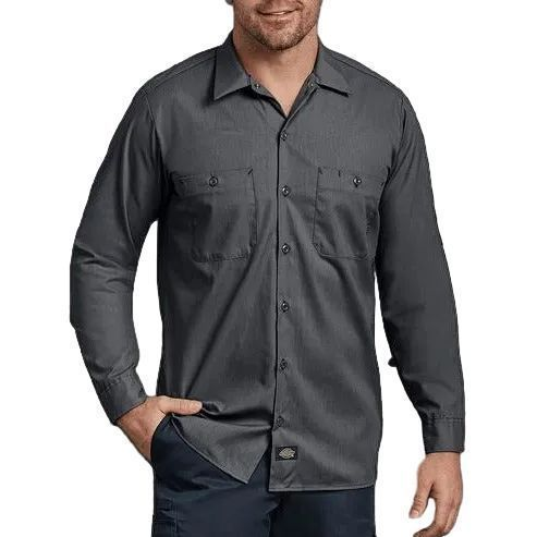 Camisa Dickies L535 Manga Larga Ligera Durable Resistente #mlpos_2 | Color: CH - Charcoal #color_ch_-_charcoal #sku_l535chrg2xl #sku_l535chrgl #sku_l535chrgm #sku_l535chrgs #sku_l535chrgxl #sku_l535chtll #sku_l535chtlm #sku_l535chtlxl