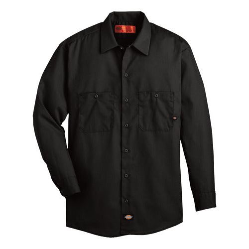 Camisa Dickies L535 Manga Larga Ligera Durable Resistente #mlpos_43 | Color: BK - Negra #color_bk_-_negra #sku_l535bkrg2xl #sku_l535bkrgl #sku_l535bkrgm #sku_l535bkrgs #sku_l535bkrgxl