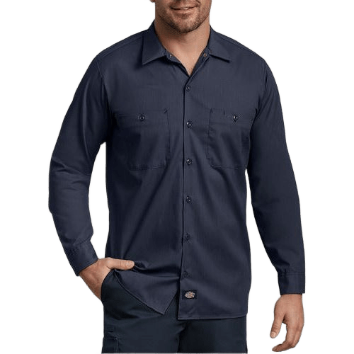 Camisa Dickies L535 Manga Larga Ligera Durable Resistente - Garufa Jeans
