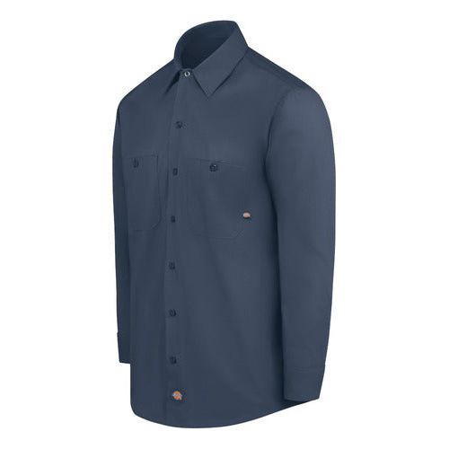 Camisa Dickies L535 Manga Larga Ligera Durable Resistente #mlpos_20 | Color: NV - Azul marino #color_nv_-_azul_marino #sku_l535nvrg2xl #sku_l535nvrgl #sku_l535nvrgm #sku_l535nvrgs #sku_l535nvrgxl