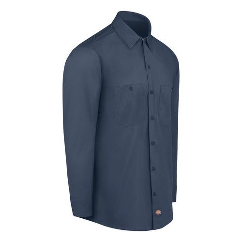 Camisa Dickies L535 Manga Larga Ligera Durable Resistente #mlpos_19 | Color: NV - Azul marino #color_nv_-_azul_marino #sku_l535nvrg2xl #sku_l535nvrgl #sku_l535nvrgm #sku_l535nvrgs #sku_l535nvrgxl