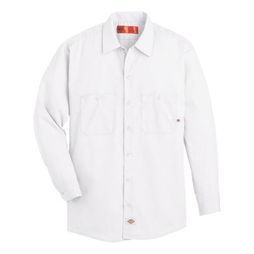 Camisa Dickies L535 Manga Larga Ligera Durable Resistente #mlpos_36 | Color: WH - Blanca #color_wh_-_blanca #sku_l535whrg2xl #sku_l535whrgl #sku_l535whrgm #sku_l535whrgs #sku_l535whrgxl