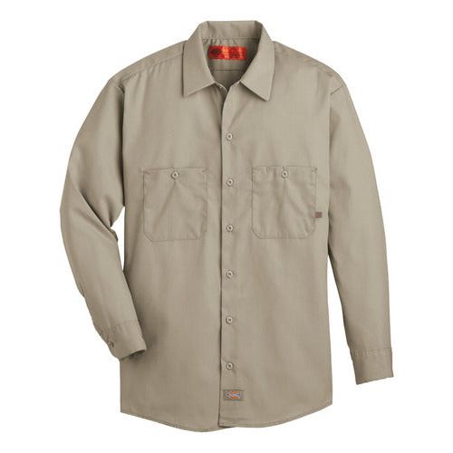 Camisa Dickies L535 Manga Larga Ligera Durable Resistente #mlpos_15 | Color: DS - Khaki #color_ds_-_khaki #sku_l535dsrg2xl #sku_l535dsrgl #sku_l535dsrgm #sku_l535dsrgs #sku_l535dsrgxl