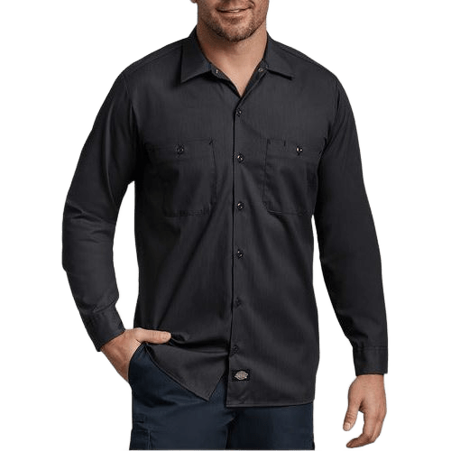 Camisa Dickies L535 Manga Larga Ligera Durable Resistente - Garufa Jeans