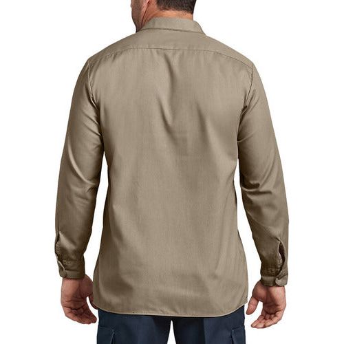 Camisa Dickies L535 Manga Larga Ligera Durable Resistente #mlpos_10 | Color: DS - Khaki #color_ds_-_khaki #sku_l535dsrg2xl #sku_l535dsrgl #sku_l535dsrgm #sku_l535dsrgs #sku_l535dsrgxl