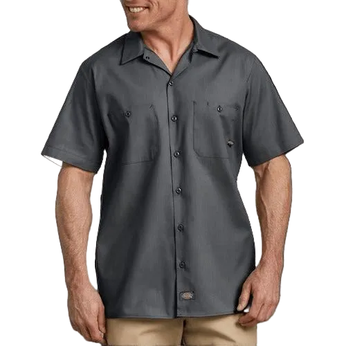 Camisa Dickies S535 Manga Corta Ligera Durable Resistente #mlpos_15 | Color: NV - Azul marino #color_nv_-_azul_marino #sku_s535nvrg2xl #sku_s535nvrgl #sku_s535nvrgm #sku_s535nvrgs #sku_s535nvrgxl