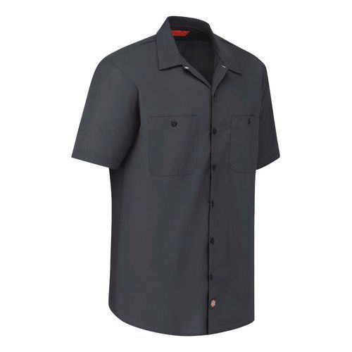 Camisa Dickies S535 Manga Corta Ligera Durable Resistente #mlpos_18 | Color: CH - Gris Oxford #color_ch_-_gris_oxford #sku_s535chrg2xl #sku_s535chrgl #sku_s535chrgm #sku_s535chrgs #sku_s535chrgxl