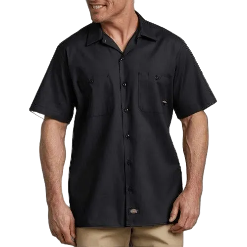 Camisa Dickies S535 Manga Corta Ligera Durable Resistente #mlpos_22 | Color: CH - Gris Oxford #color_ch_-_gris_oxford #sku_s535chrg2xl #sku_s535chrgl #sku_s535chrgm #sku_s535chrgs #sku_s535chrgxl
