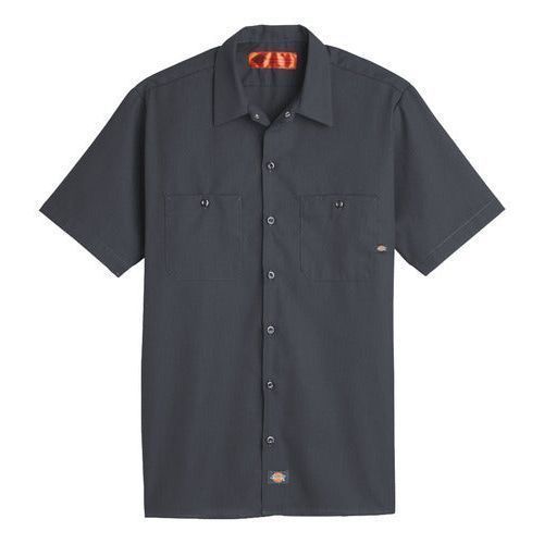 Camisa Dickies S535 Manga Corta Ligera Durable Resistente #mlpos_21 | Color: CH - Gris Oxford #color_ch_-_gris_oxford #sku_s535chrg2xl #sku_s535chrgl #sku_s535chrgm #sku_s535chrgs #sku_s535chrgxl
