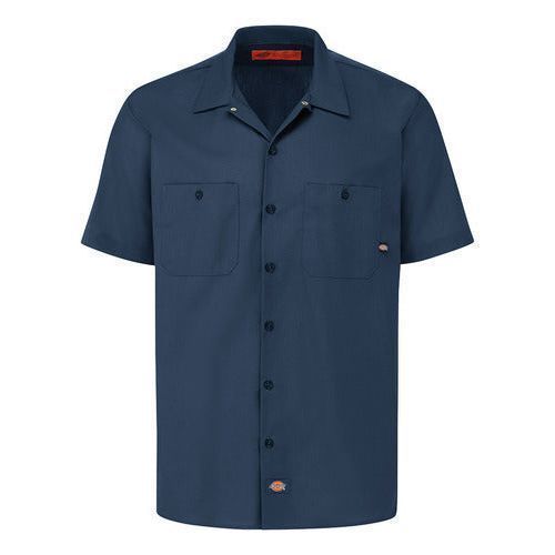 Camisa Dickies S535 Manga Corta Ligera Durable Resistente #mlpos_10 | Color: NV - Azul marino #color_nv_-_azul_marino #sku_s535nvrg2xl #sku_s535nvrgl #sku_s535nvrgm #sku_s535nvrgs #sku_s535nvrgxl