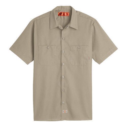 Camisa Dickies S535 Manga Corta Ligera Durable Resistente #mlpos_7 | Color: DS - Khaki #color_ds_-_khaki #sku_s535dsrg2xl #sku_s535dsrgl #sku_s535dsrgm #sku_s535dsrgs #sku_s535dsrgxl