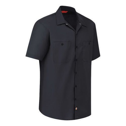 Camisa Dickies S535 Manga Corta Ligera Durable Resistente #mlpos_25 | Color: BK - Negra #color_bk_-_negra #sku_s535bkrg2xl #sku_s535bkrgl #sku_s535bkrgm #sku_s535bkrgs #sku_s535bkrgxl