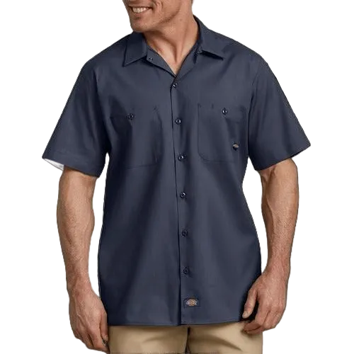 Camisa Dickies S535 Manga Corta Ligera Durable Resistente #mlpos_8 | Color: DS - Khaki #color_ds_-_khaki #sku_s535dsrg2xl #sku_s535dsrgl #sku_s535dsrgm #sku_s535dsrgs #sku_s535dsrgxl